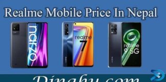 Realme mobile price in Nepal